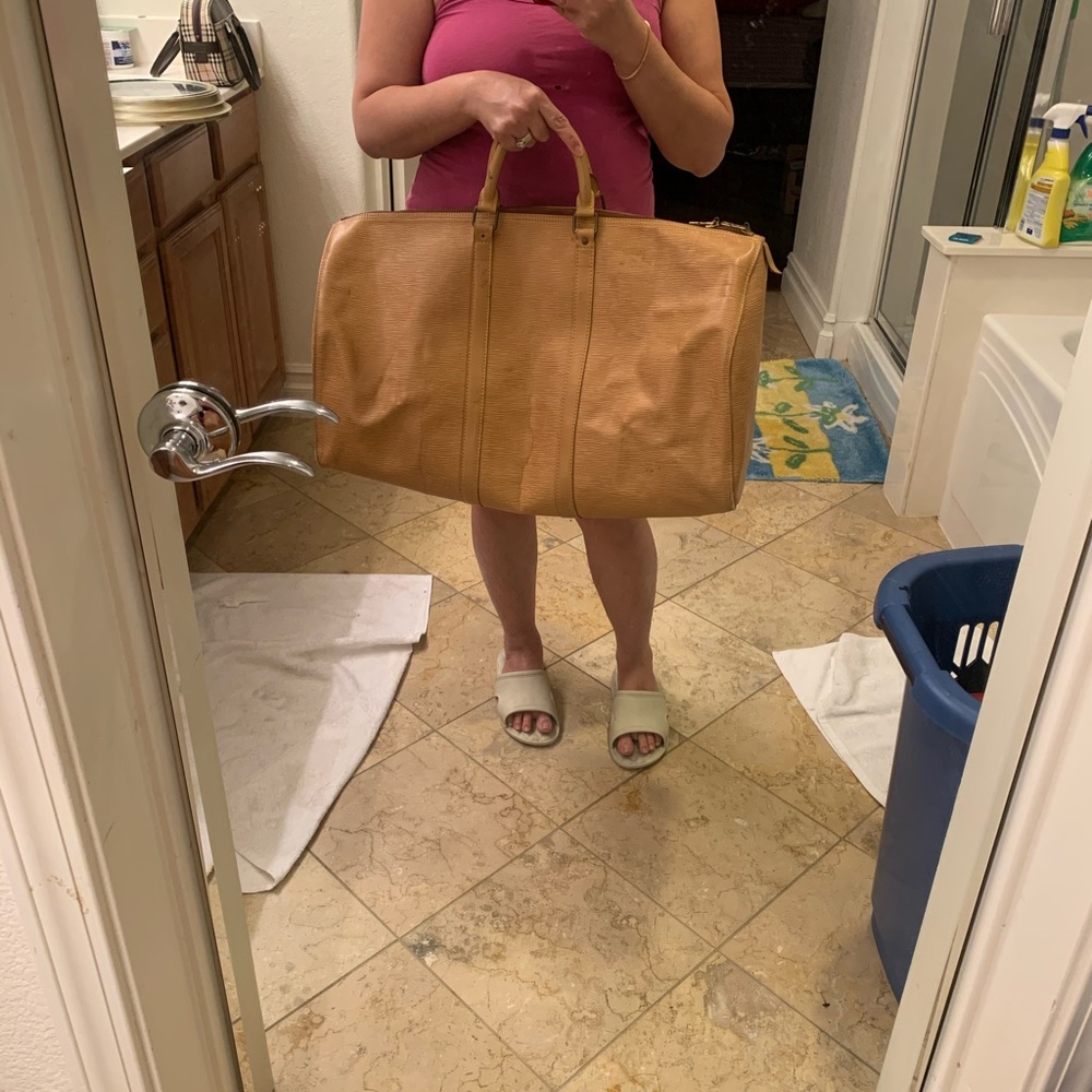Authentic Louis Vuitton epi Kepall 55 - Picture 4 of 8